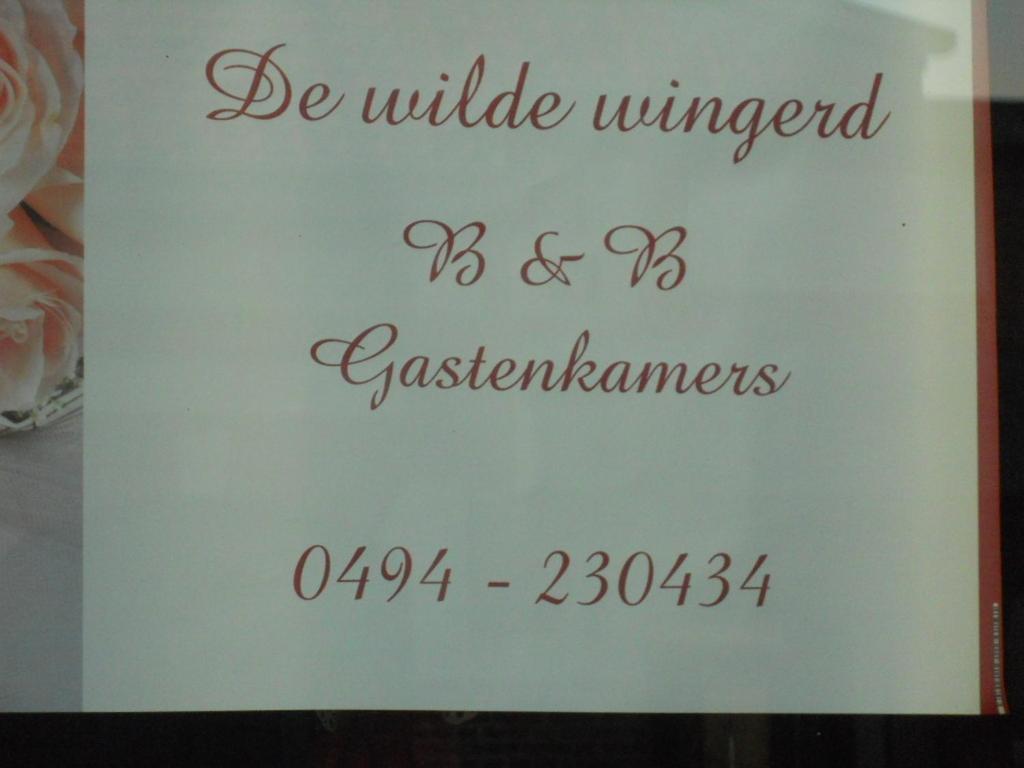 Huis De Wilde Wingerd Hotel Ieper Luaran gambar